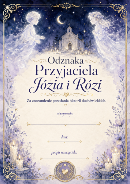 Certyfikaty/ dyplomy dla uczniów za udział w narodowym czytaniu Dziadów różne kategorie zestaw 1