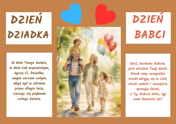 Gazetka na Dzień Babci i Dziadka