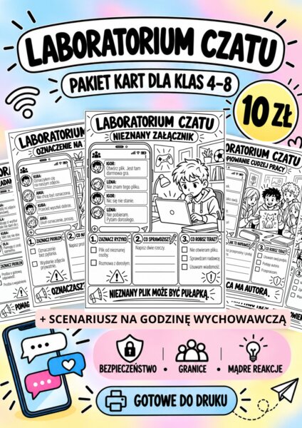 📱 LABORATORIUM CZATU – klasy 4–8📱