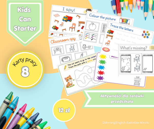 Kids can starter unit 1 - angielski dla zerówki