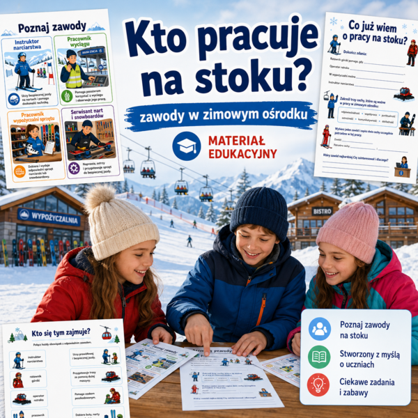 Kto pracuje na stoku? — 16 zawodów w zimowym ośrodku