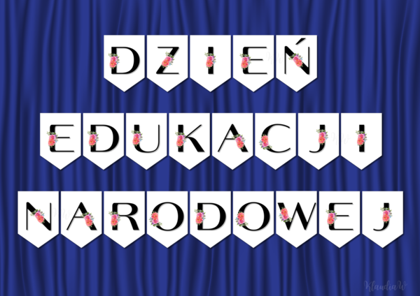 DZIEŃ EDUKACJI NARODOWEJ - GIRLANDA