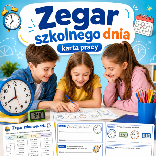 Zegar szkolnego dnia