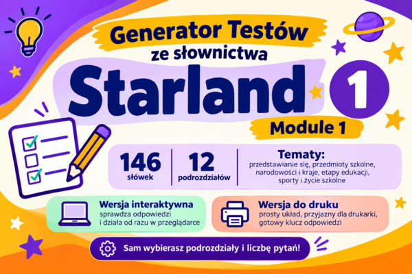 Generator testów Starland 1, Module 1