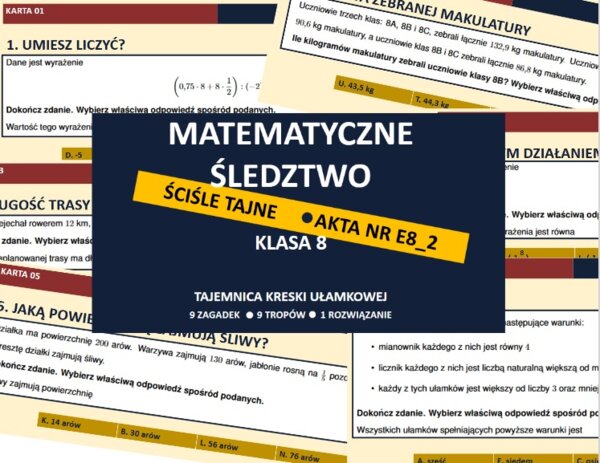 Działania na ułamkach zwykłych - matematyczne śledztwo