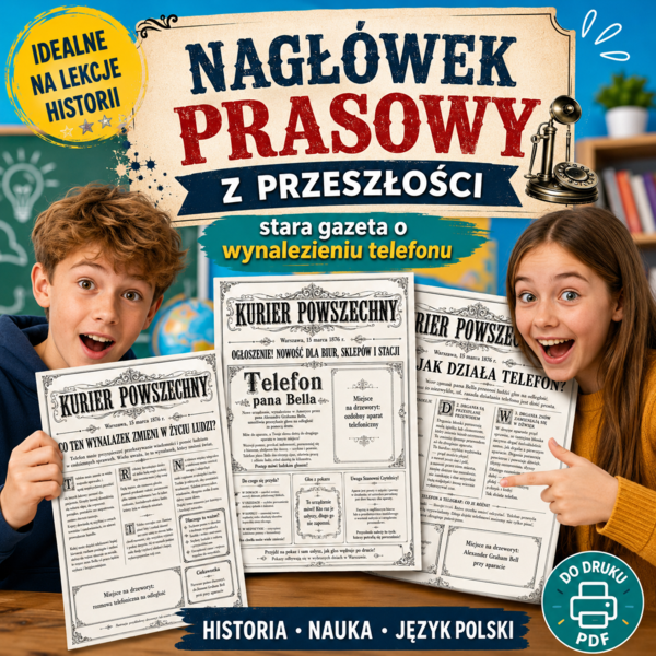 Nagłówek prasowy z przeszłości