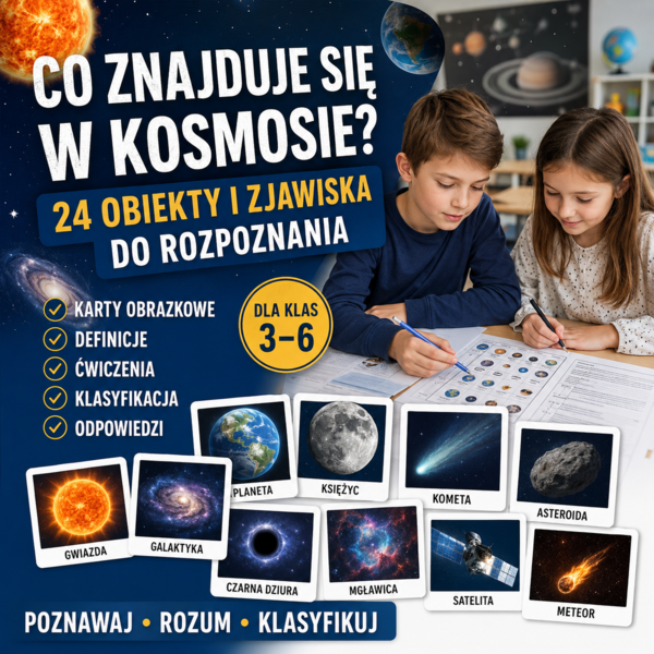 Co znajduje się w kosmosie? – 24 obiekty i zjawiska do rozpoznania