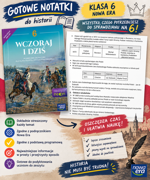 Historia klasa 6 - niezbędnik