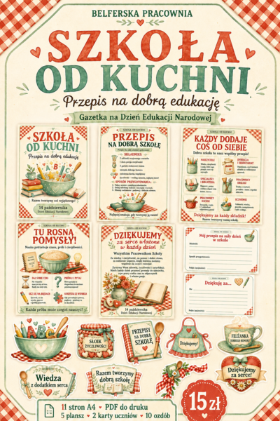 Gazetka z okazji Dnia Edukacji Narodowej, Szkoła od Kuchni