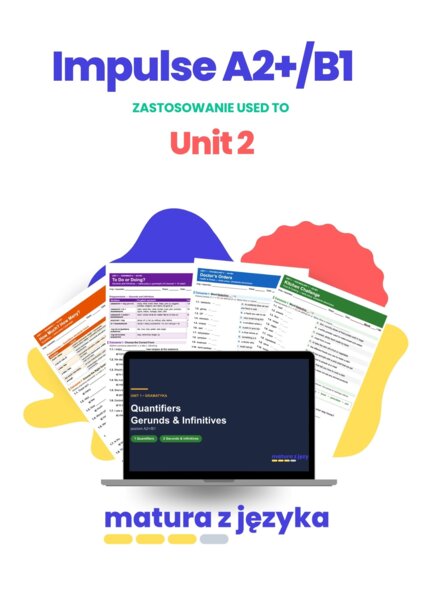 Used to – przeszłe nawyki: karta pracy z kluczem A2+/B1, zdania twierdzące, przeczenia, pytania (Impulse 2 Unit 2)