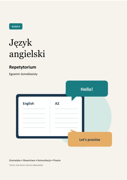 Język angielski — repetytorium do egzaminu ósmoklasisty