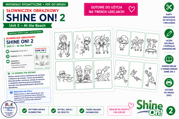 My Picture Dictionary - Shine On! 2 – Unit 5: At the Beach