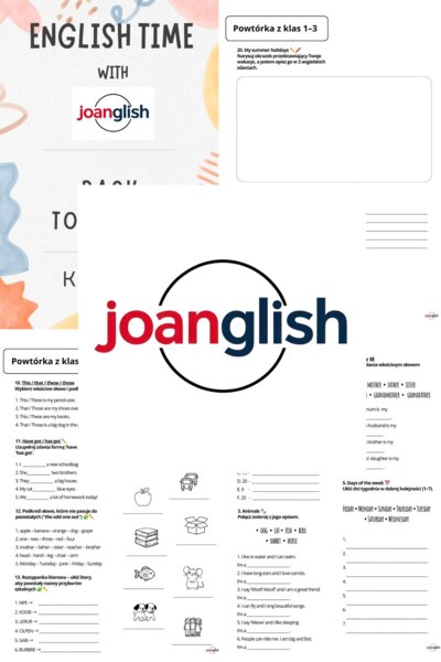 Back to school. Powtórzenie z klas 1-3.
