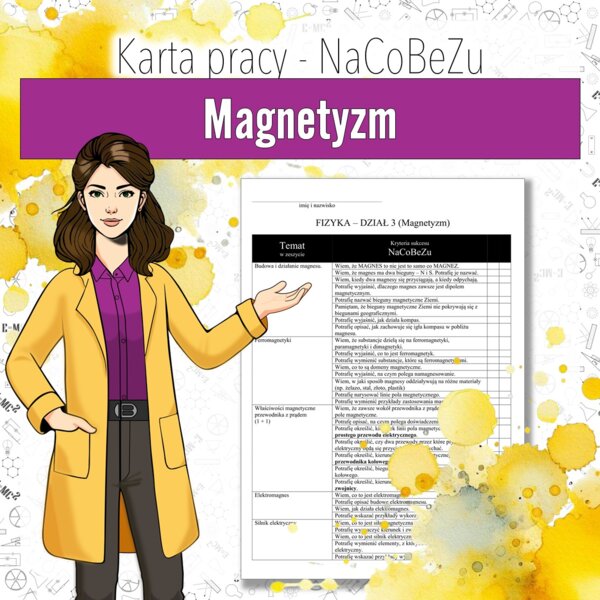 Kryteria sukcesu - fizyka klasa 8, dział 3 | NaCoBeZu do działu Magnetyzm