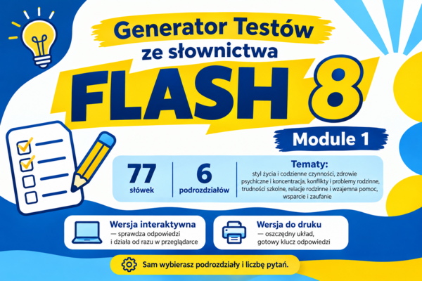 Generator testów Flash 8, Module 1