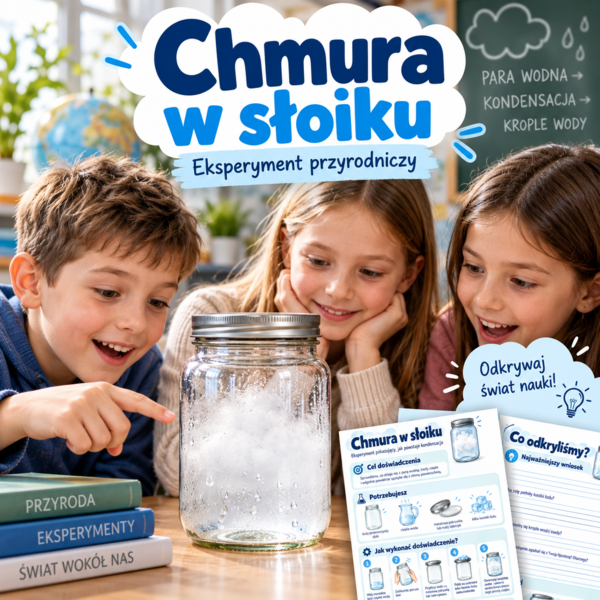 Eksperyment „Chmura w słoiku”