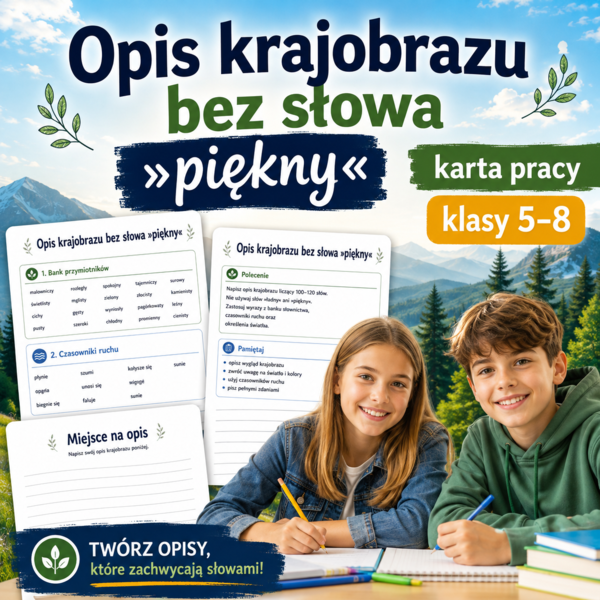 Opis krajobrazu bez słowa »piękny«