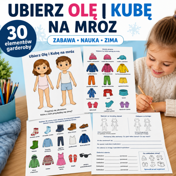 Ubierz Olę i Kubę na mróz — 30 elementów garderoby do wyboru