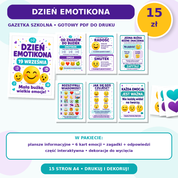 Dzień Emotikona - gazetka