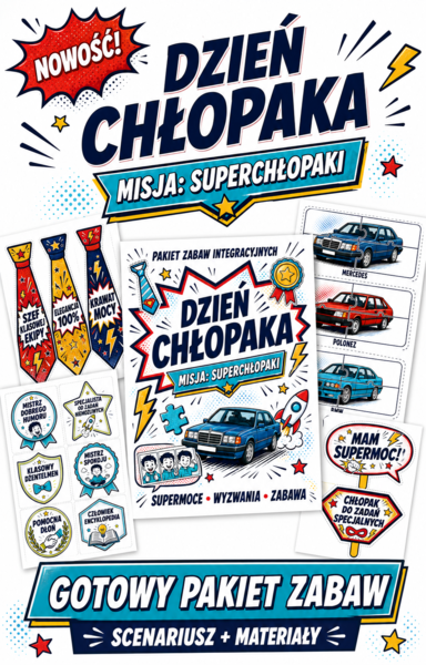 Pakiet na Dzień Chłopaka „Misja: Superchłopaki”