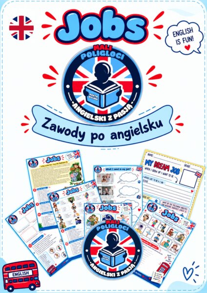 JOBS -Zawody po angielsku 🇬🇧 | Kompletny pakiet ćwiczeń + MEMORY + My Dream Job