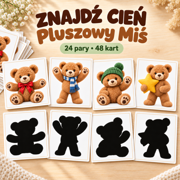 Pluszowy Miś - cienie