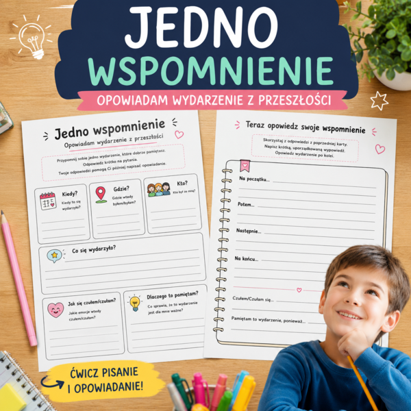 Jedno wspomnienie – opowiadam wydarzenie z przeszłości