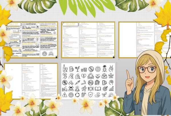Sketchnotka/notatka - dla ucznia i przypomnienie dla nauczyciela w pdf. Temat "Jakie są skutki alkoholizmu?". Edukacja zdrowotna. Klasa 6.