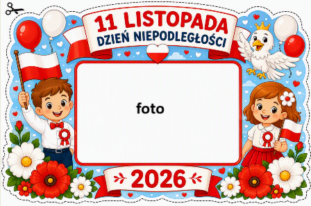 Dwie ramki do zdjęć - Narodowe Święto Niepodległości