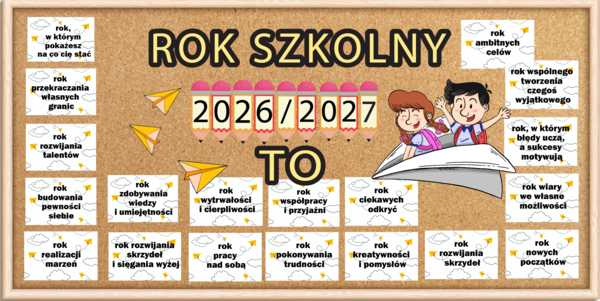 Gazetka na początek roku szkolnego