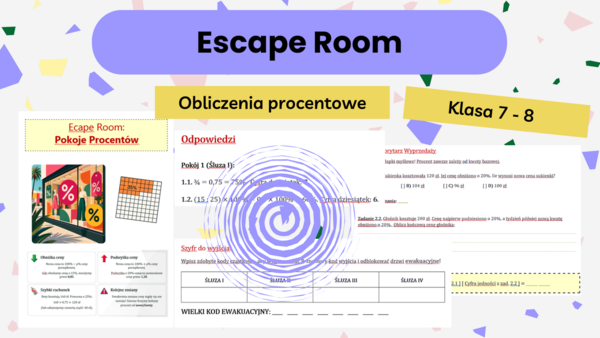 Escape Room - Obliczenia procentowe