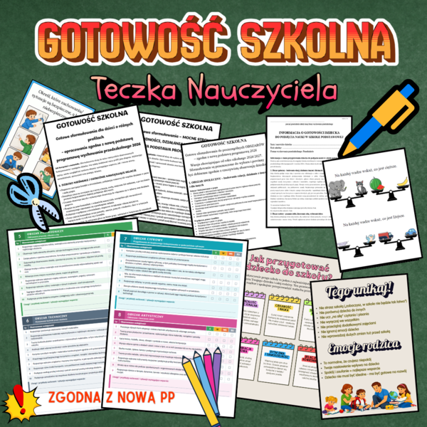 GOTOWOŚĆ SZKOLNA 2026 ZGODNA Z NOWĄ PP- Teczka Nauczyciela