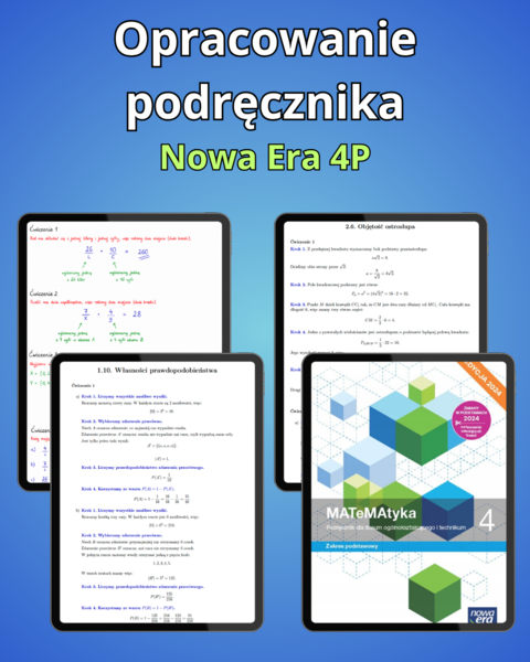 Opracowanie podręcznika Nowa Era 4P