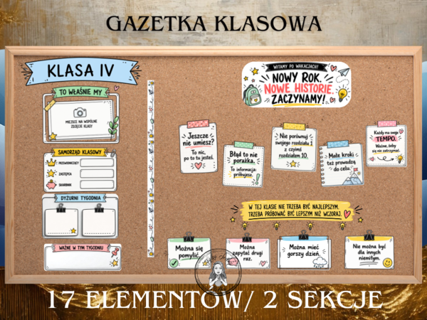 Gazetka klasowa – zestaw całoroczny