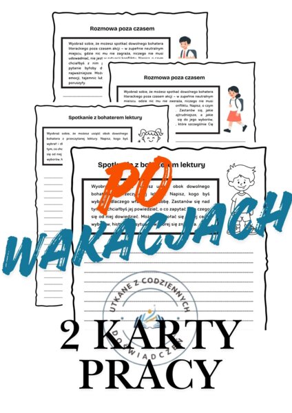 Po wakacjach- ćwiczenia refleksyjne na pierwsze lekcje języka polskiego bez podręcznika