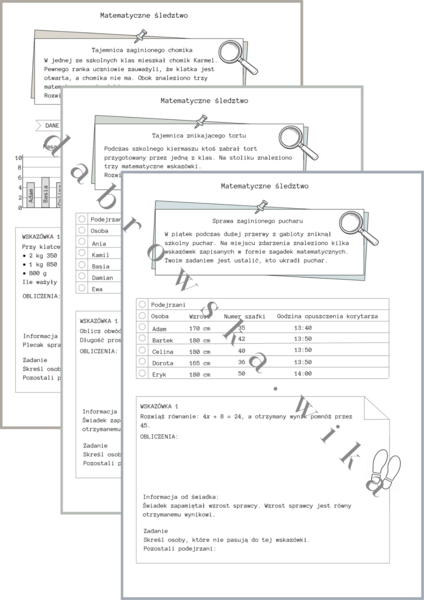 Matematyczne śledztwa