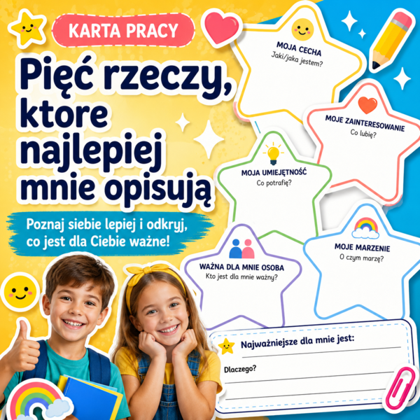Pięć rzeczy, które najlepiej mnie opisują