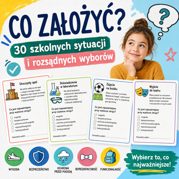 Co założyć? 30 szkolnych sytuacji i rozsądnych wyborów