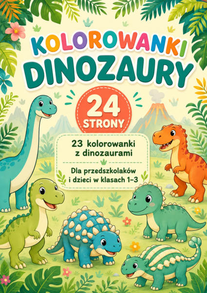 Kolorowanki  Dinozaury