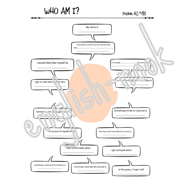 Who am I? - karta pracy A2/B1