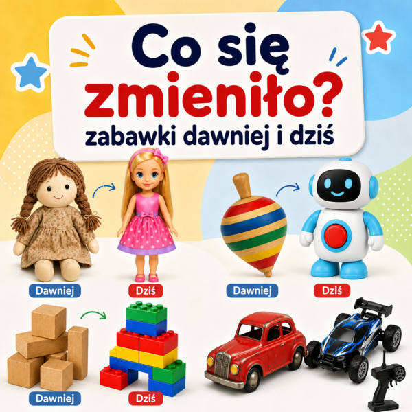 Co się zmieniło? — zabawki dawniej i dziś