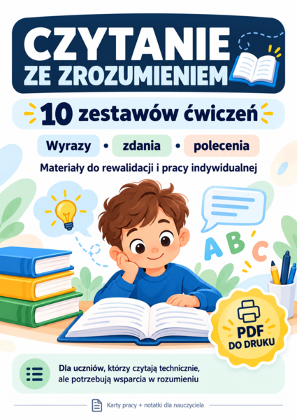 Czytanie ze zrozumieniem  kl.  1-3