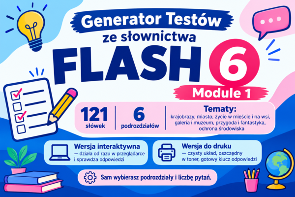 Generator testów Flash 6, Module 1