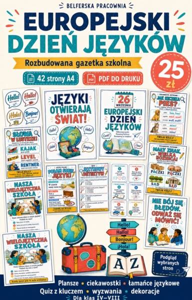 Europejski Dzień Języków Obcych- gazetka