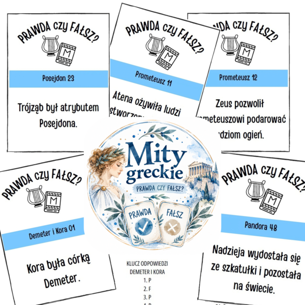 Mity greckie - PRAWDA/FAŁSZ
