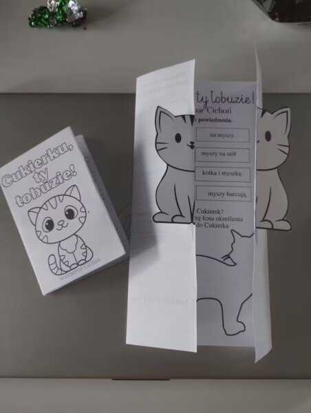 Lapbook + miniksiążeczka ,,Cukierku, ty łobuzie "