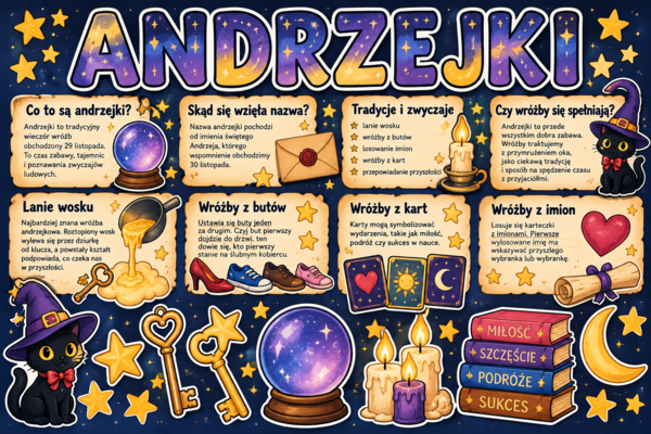 Andrzejkowa dekoracja