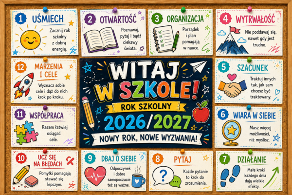 Gazetka szkolna – Witaj szkoło 2026/2027