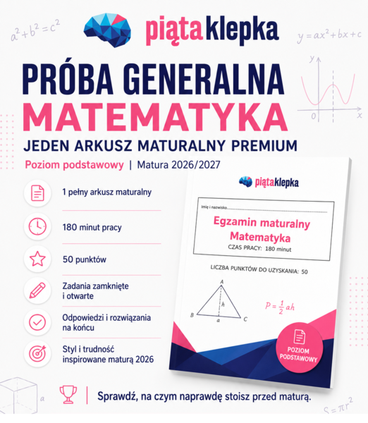 Próba Generalna | Matematyka 2026/2027 | PREMIUM.