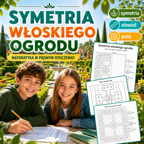 Symetria włoskiego ogrodu